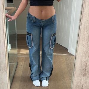 vintage dolce and gabbana cargo jeans